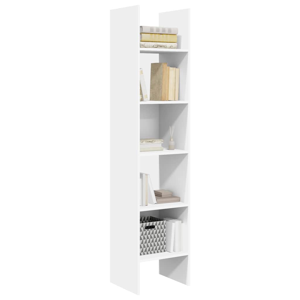 Book Cabinet White 40x35x180 cm Engineered Wood